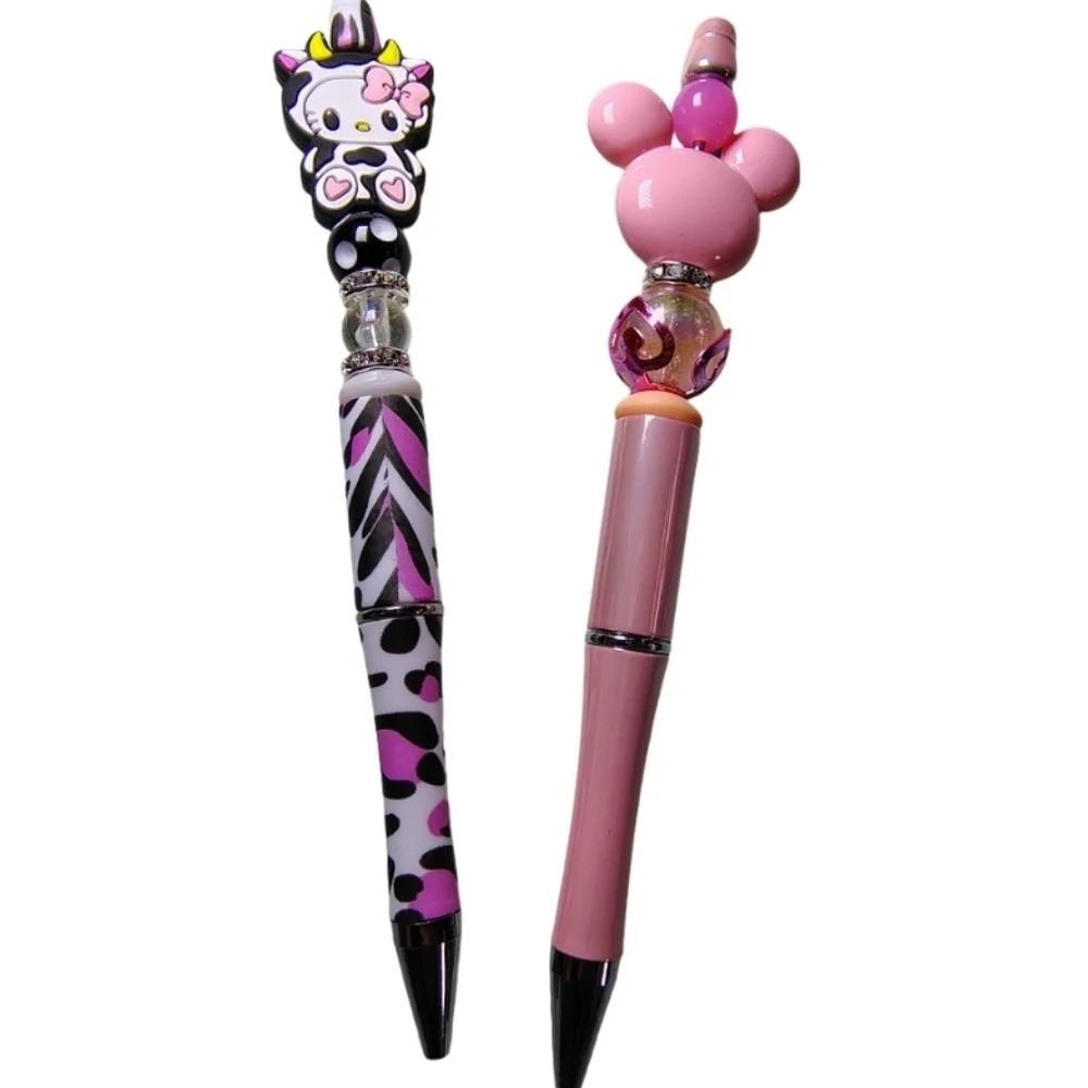 Beaded Character Pens With Bead Pack